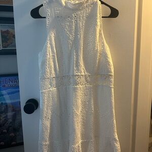 Altar'd State Cream Eyelet Dress